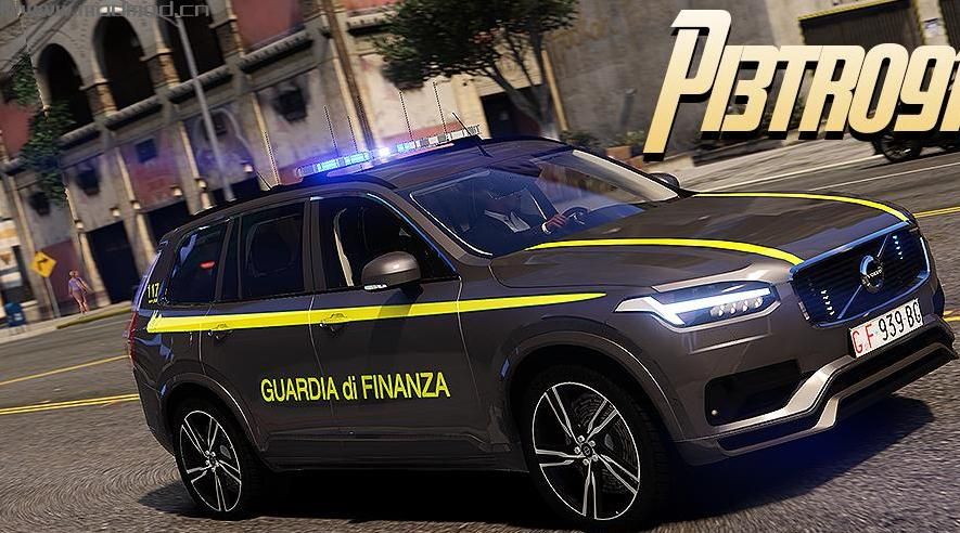 侠盗猎车手5「GTA5」Mod: 沃尔沃XC90 - Guardia di Finanza，Polizia，Carabinieri e Automedic