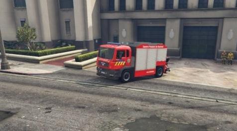 侠盗猎车手5「GTA5」Mod: [Texture] Camion Bras Porte-Conteneur Pompier Belgique