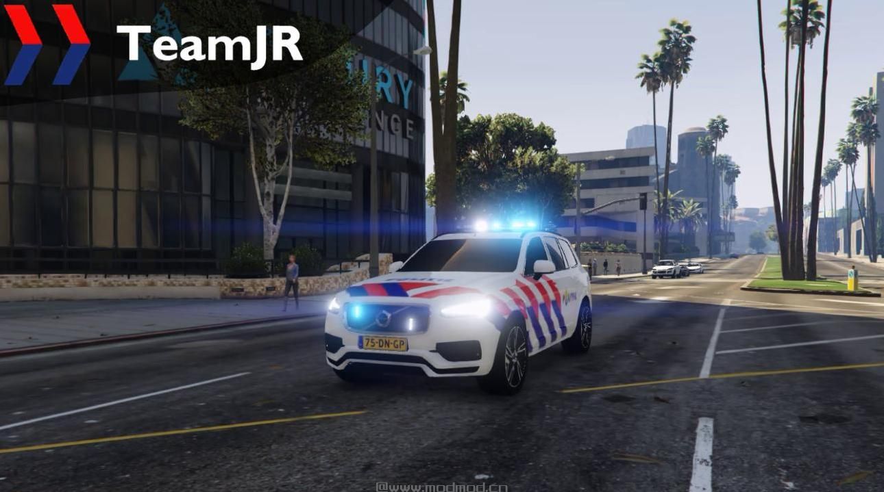 侠盗猎车手5「GTA5」Mod: Volvo XC90 Nederlandse Politie / Dutch Police [ELS]