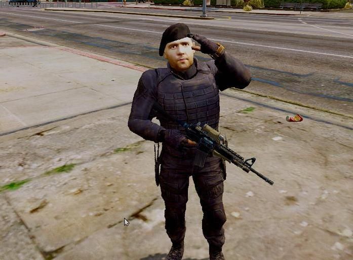 侠盗猎车手5「GTA5」Mod: Lee Christmas from Expendables