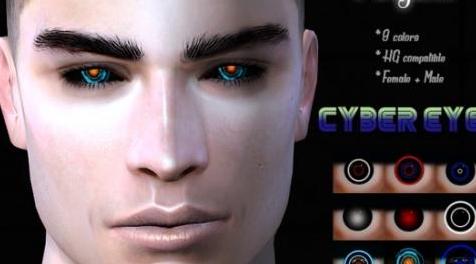 模拟人生4MOD Cyber Eyes 眼睛