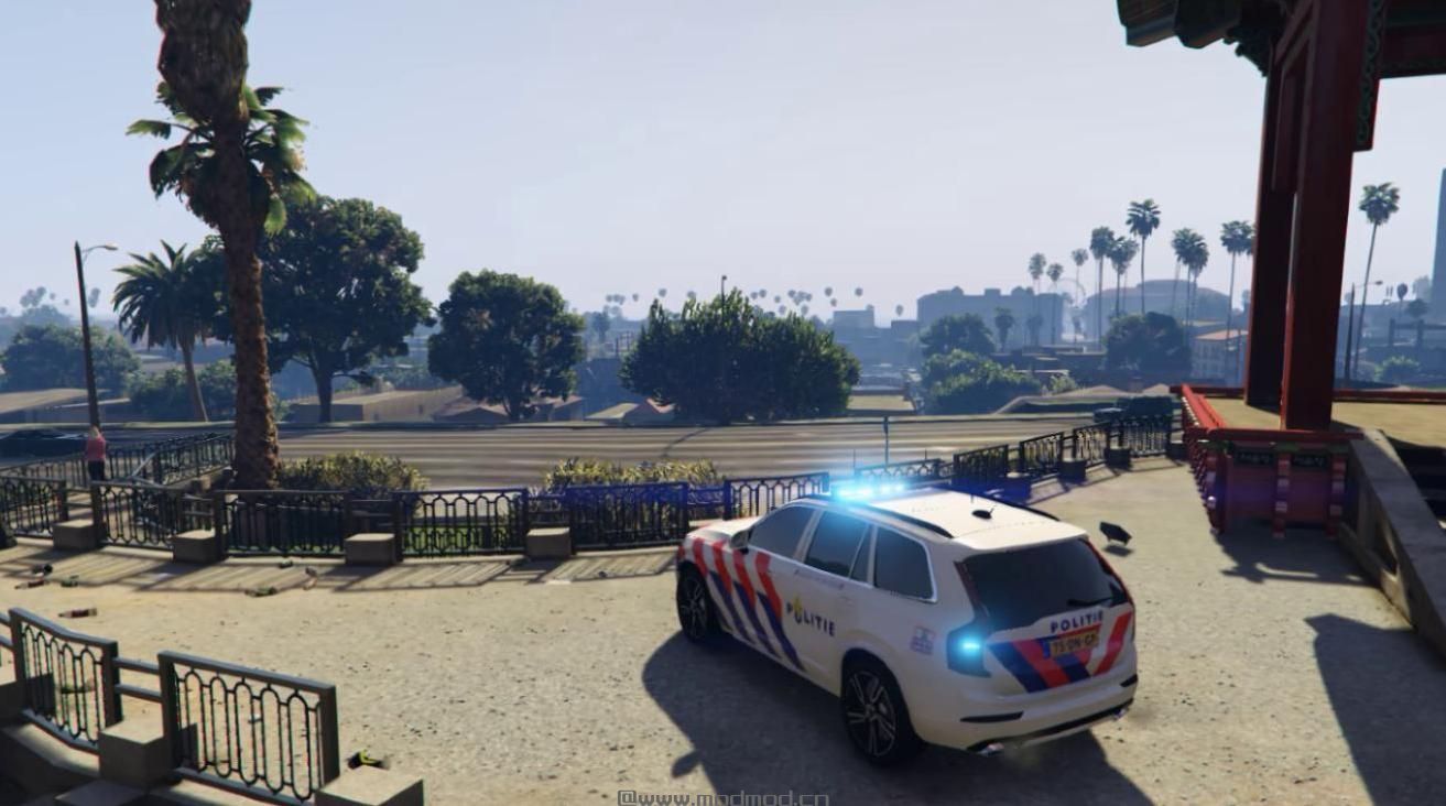 侠盗猎车手5「GTA5」Mod: Volvo XC90 Nederlandse Politie / Dutch Police [ELS]