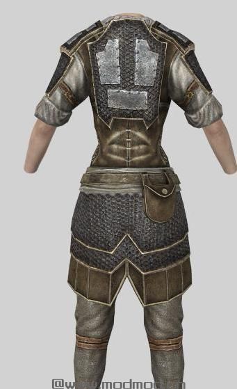 上古卷轴5：重置版MOD 超越天际的CBBE护甲和服装转换 - Bruma