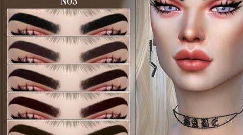 模拟人生4MOD Eyebrows N03 眉毛