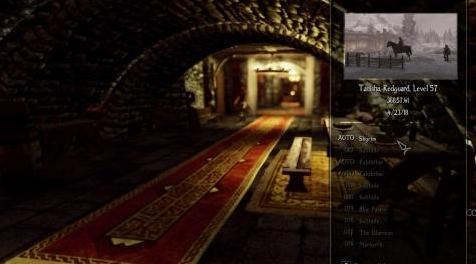 上古卷轴5：重置版MOD 主菜单壁纸 - Jorrvaskr Corridor（油画）