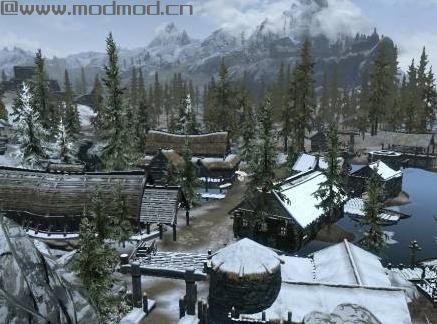 上古卷轴5：天际MOD ClefJ&rsquo;s Morthal (莫索尔城改造，Lore-Friendly向，诺德/丹莫混合风格。)