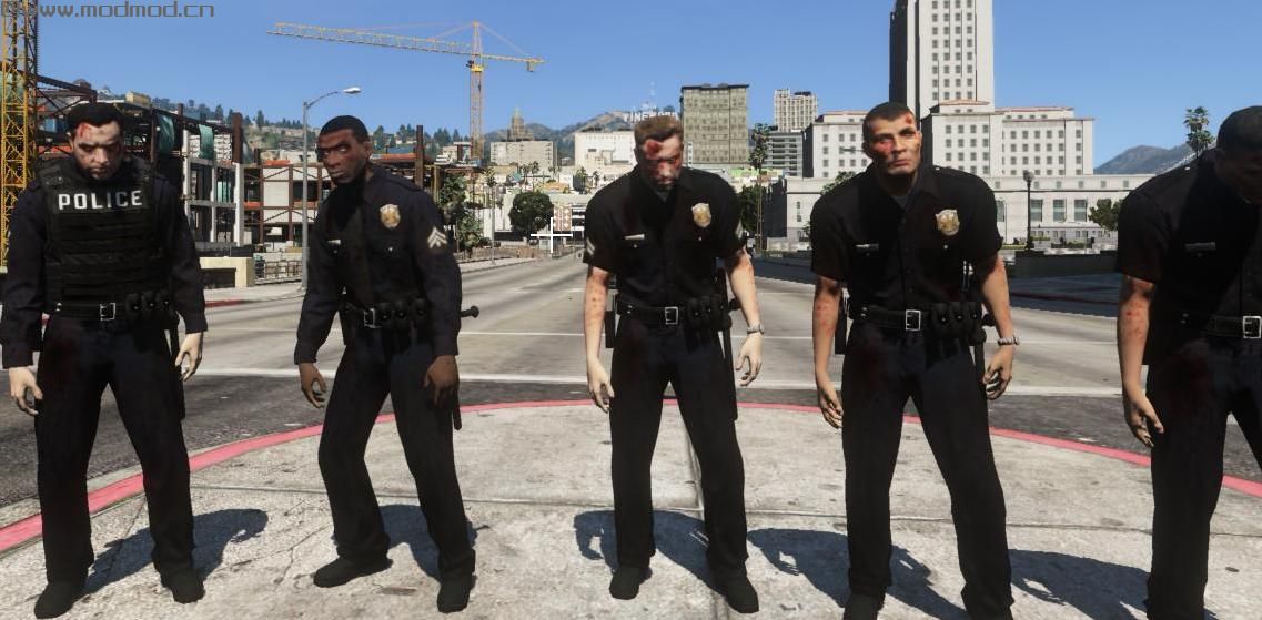 侠盗猎车手5「GTA5」Mod: Zombie Cops [Addon]