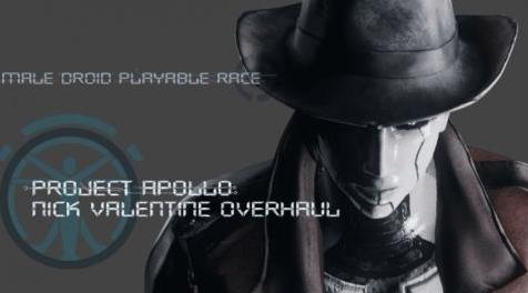 辐射4MOD Project Apollo Androids - Nick Valentine Overhaul 机器人同伴大修