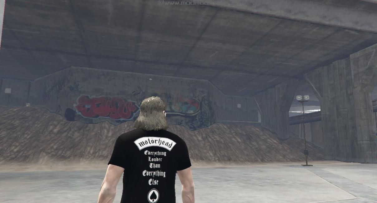 侠盗猎车手5「GTA5」Mod: [Trevor] Mot&ouml;rhead Metal T-Shirt