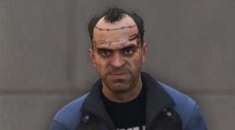 侠盗猎车手5「GTA5」Mod: Trevor`s face tatoo