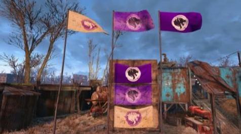 辐射4MOD Los Angeles Gladiators Flags 洛杉矶旗帜