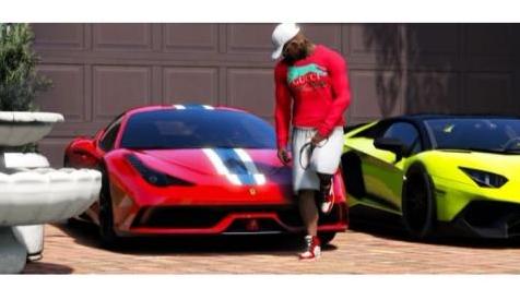 侠盗猎车手5「GTA5」Mod: Gucci logo sweatshirt with tiger