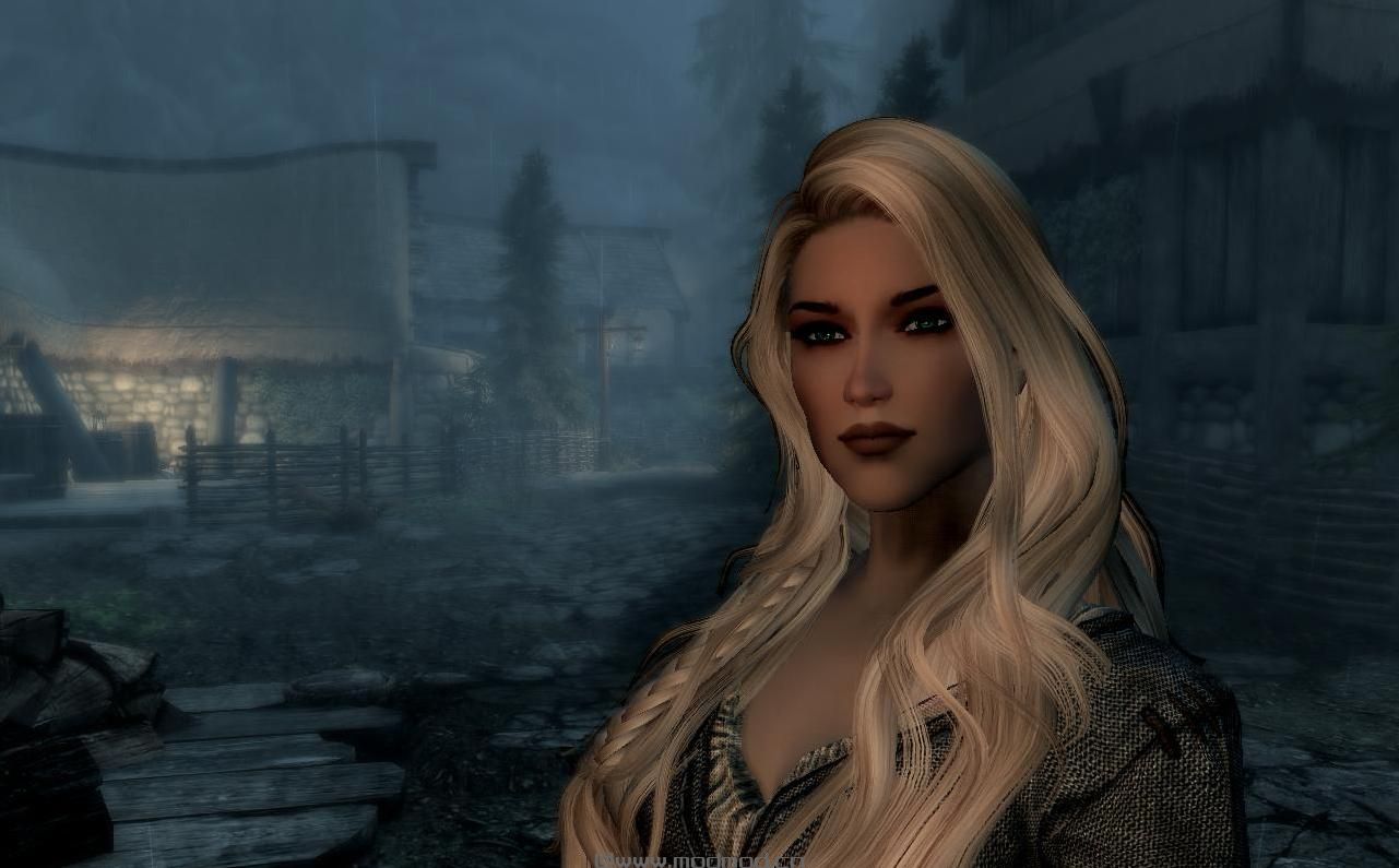 上古卷轴5：重置版MOD JWD的Lagertha The Viking Shieldmaiden - 女性独立随从（CBBE-UNP）