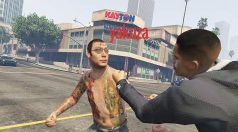 侠盗猎车手5「GTA5」Mod: Yakuza Ped