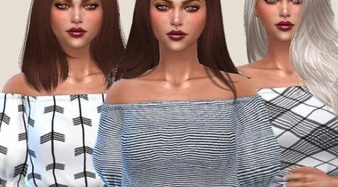 模拟人生4MOD Cute Tops 045 上衣