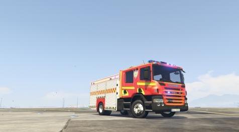 侠盗猎车手5「GTA5」Mod: Swedish Scania Fire Truck