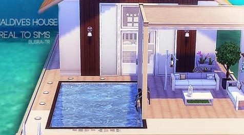 模拟人生4MOD Real to Sims BL02 马尔代夫房子