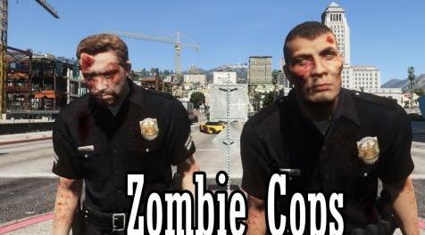 侠盗猎车手5「GTA5」Mod: Zombie Cops [Addon]