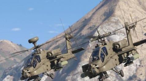 侠盗猎车手5「GTA5」Mod: AH-64D Longbow Apache直升机