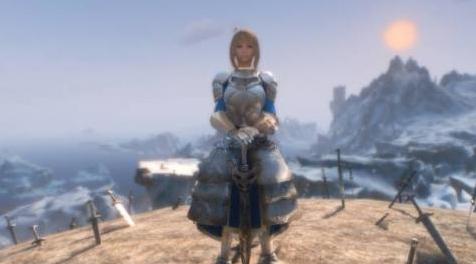 上古卷轴5：天际MOD 阿尔托莉亚装备-Artoria&rsquo;s Armor (from FateZero)