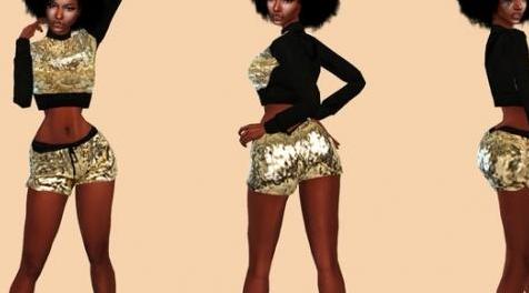 模拟人生4MOD Compfi Night 短裤