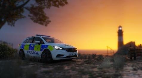 侠盗猎车手5「GTA5」Mod: Hampshire Constabulary Astra mk7 skin