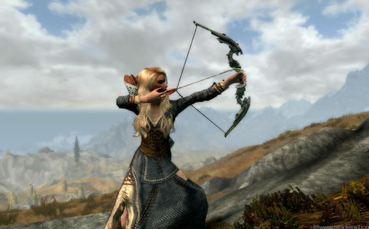 上古卷轴5：重置版MOD JWD的Lagertha The Viking Shieldmaiden - 女性独立随从（CBBE-UNP）
