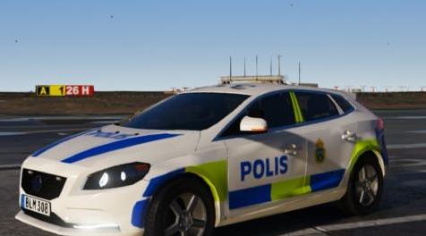 侠盗猎车手5「GTA5」Mod: Swedish Police V40 [ELS] [SKIN]