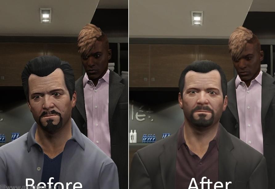 侠盗猎车手5「GTA5」Mod: Full Goatee beard for Michael (to solve the problem)