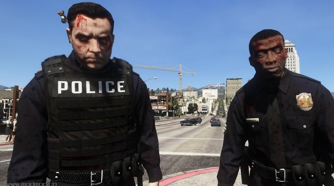 侠盗猎车手5「GTA5」Mod: Zombie Cops [Addon]