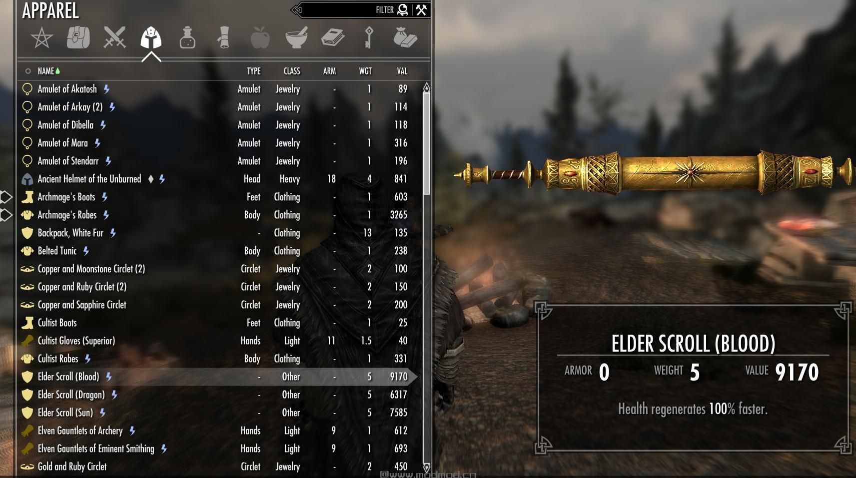 上古卷轴5：重置版MOD 有用的Elder Scrolls SE