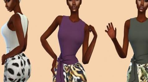 模拟人生4MOD Carli Hair Recolor- Mesh needed