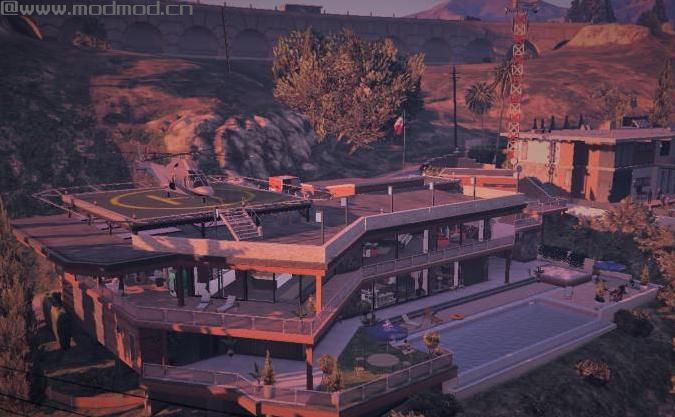 侠盗猎车手5「GTA5」Mod: modified franklin house (beta)
