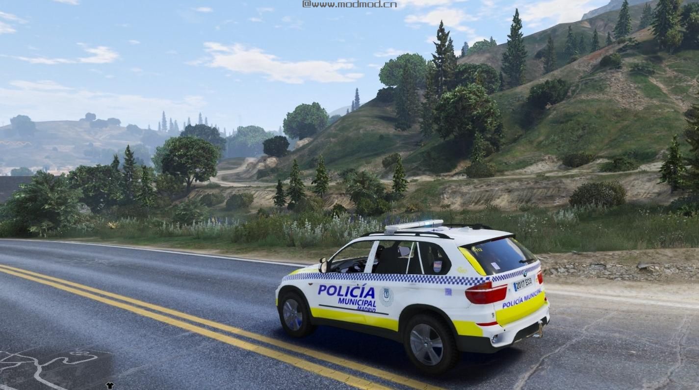 侠盗猎车手5「GTA5」Mod: BMW POLIC&Iacute;A MUNICIPAL MADRID