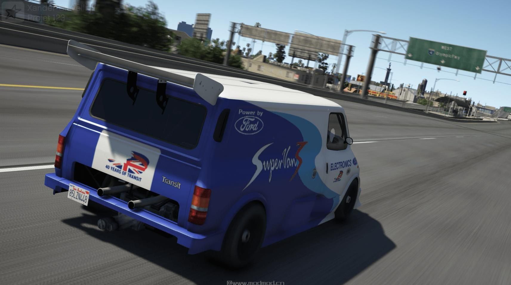 侠盗猎车手5「GTA5」Mod: Ford Transit Supervan 3 (Add-on/Replace)