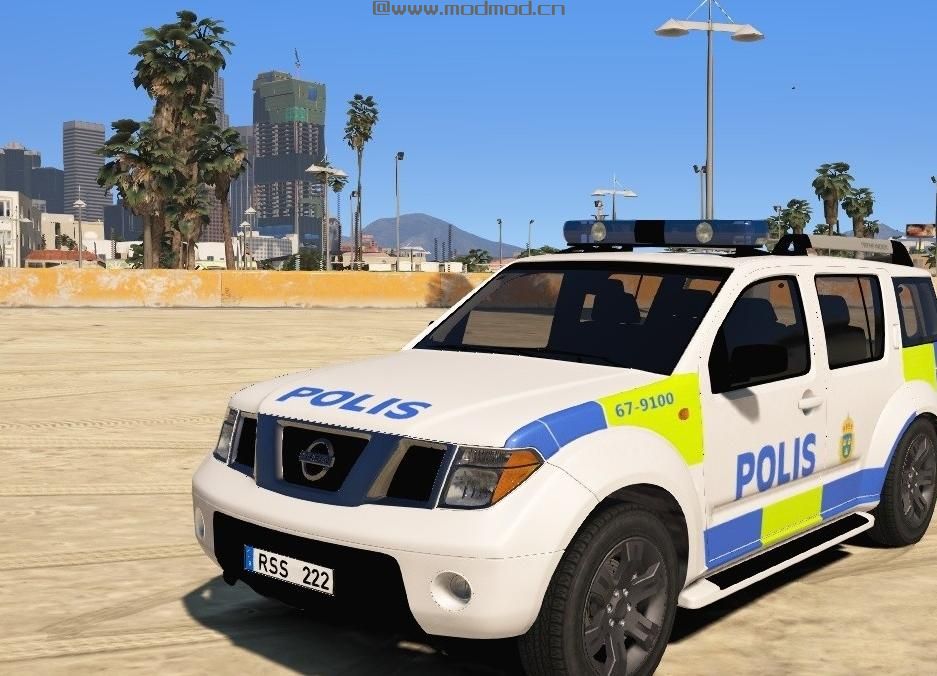 侠盗猎车手5「GTA5」Mod: Swedish police Nissan Pathfinder