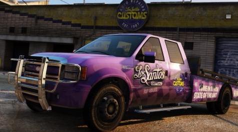 侠盗猎车手5「GTA5」Mod: Vapid Sadler - Ramp Truck
