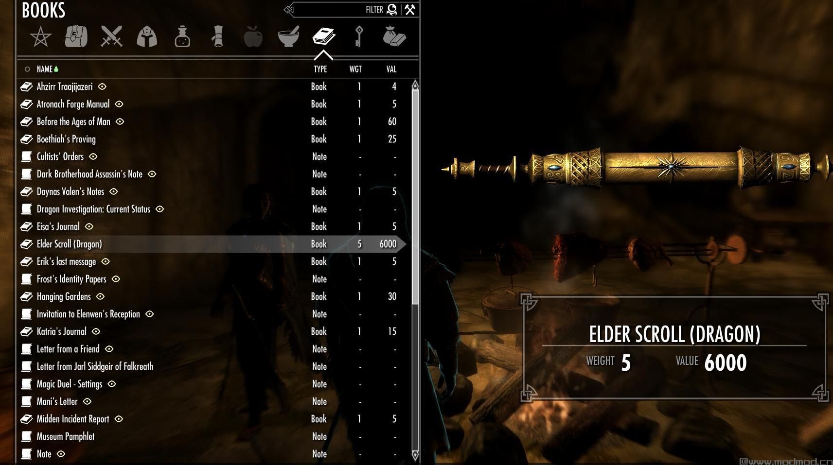 上古卷轴5：重置版MOD 有用的Elder Scrolls SE