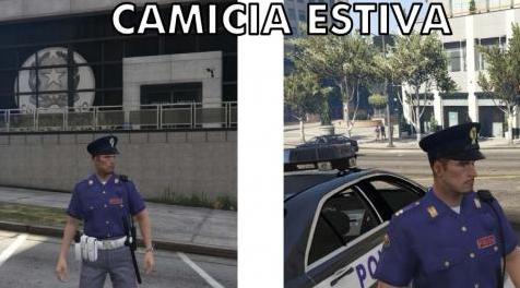 侠盗猎车手5「GTA5」Mod: Divisa Polizia Italiana - Italian Police Uniform