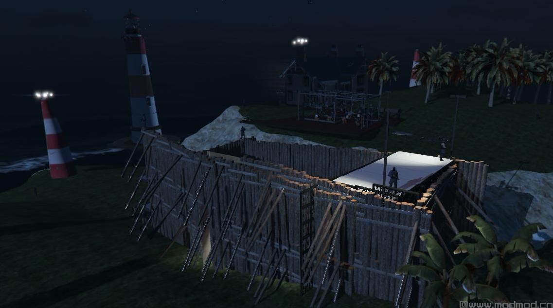 侠盗猎车手5「GTA5」Mod: İSLAND PRİSON Map edit&ouml;r