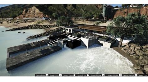 侠盗猎车手5「GTA5」Mod: Project Mansion Beach-