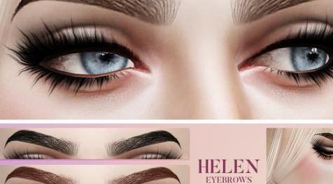 模拟人生4MOD Helen Eyebrows N138 眉毛