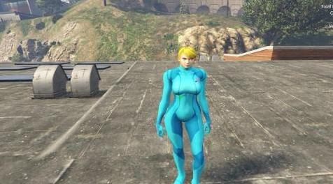 侠盗猎车手5「GTA5」Mod: Zero Suit Samus(Samus Aran)