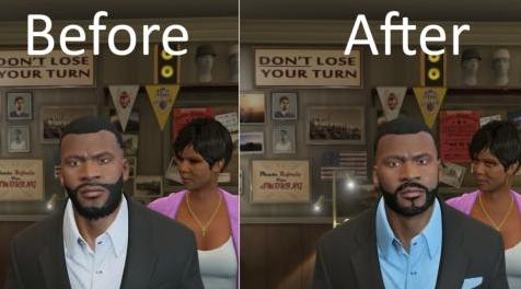 侠盗猎车手5「GTA5」Mod: Stubble beard for Franklin (to solve the problem)