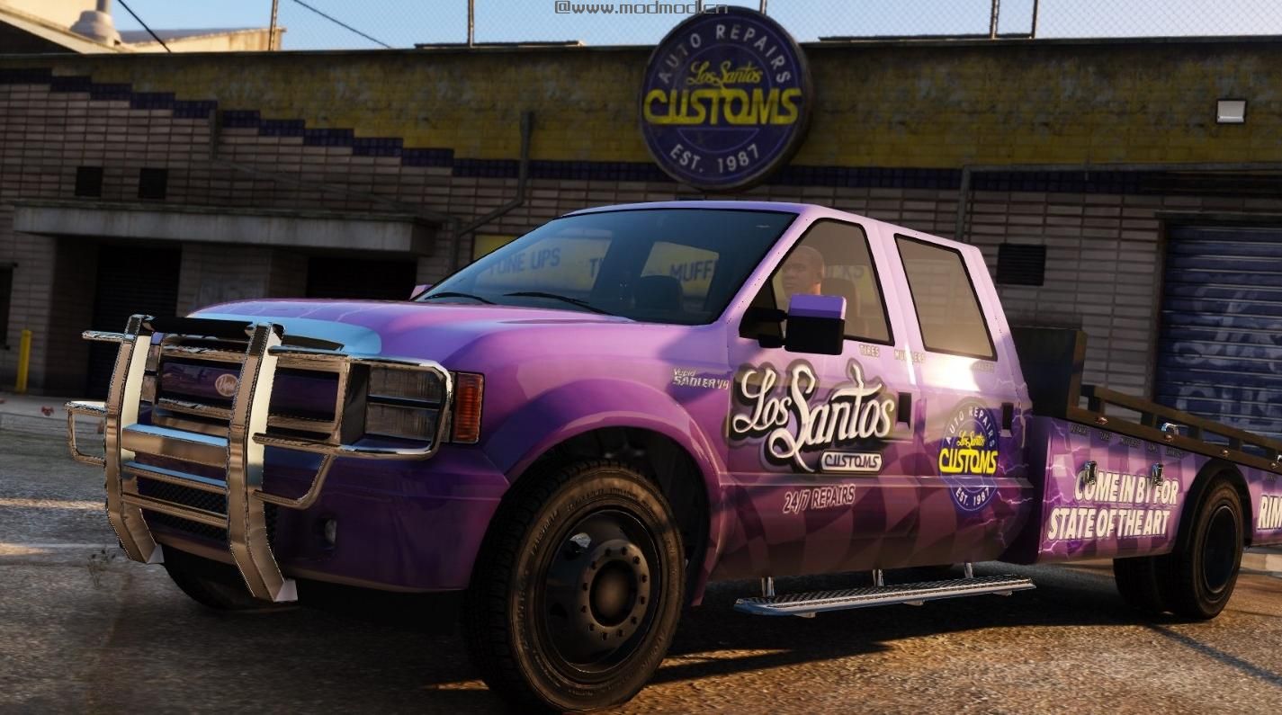 侠盗猎车手5「GTA5」Mod: Vapid Sadler - Ramp Truck