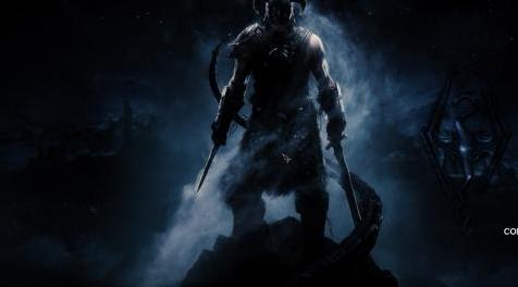 上古卷轴5：重置版MOD Bow的主菜单替换ft。Dovahkiin