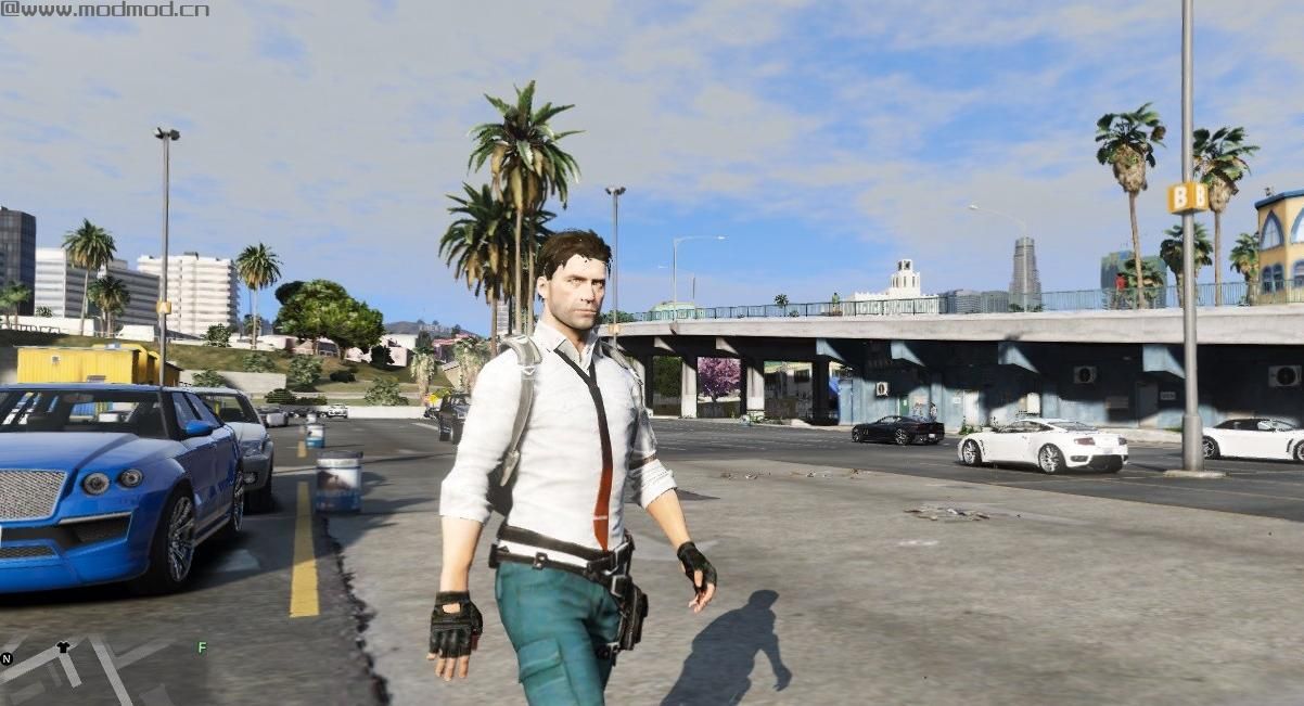 侠盗猎车手5「GTA5」Mod: Player PUBG [Add-On Ped]