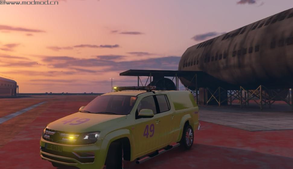 侠盗猎车手5「GTA5」Mod: Volkswagen Amarok Schiphol Airside Operations