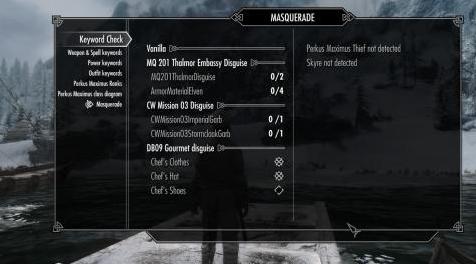 上古卷轴5：重置版MOD 使用Perkus Maximus武器表进行关键词检查