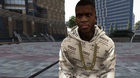 侠盗猎车手5「GTA5」Mod: Gucci Stamp Hoodie